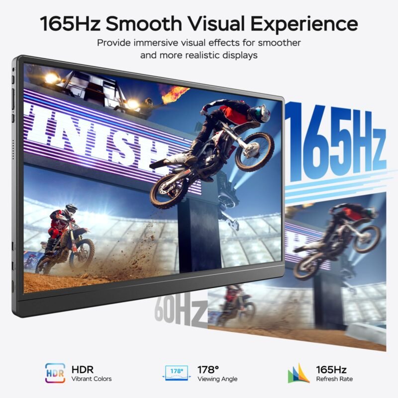 Version 1.0.0 15.6" FHD Portable Monitor – USB-C & HDMI