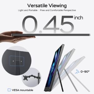Version 1.0.0 15.6" FHD Portable Monitor – USB-C & HDMI