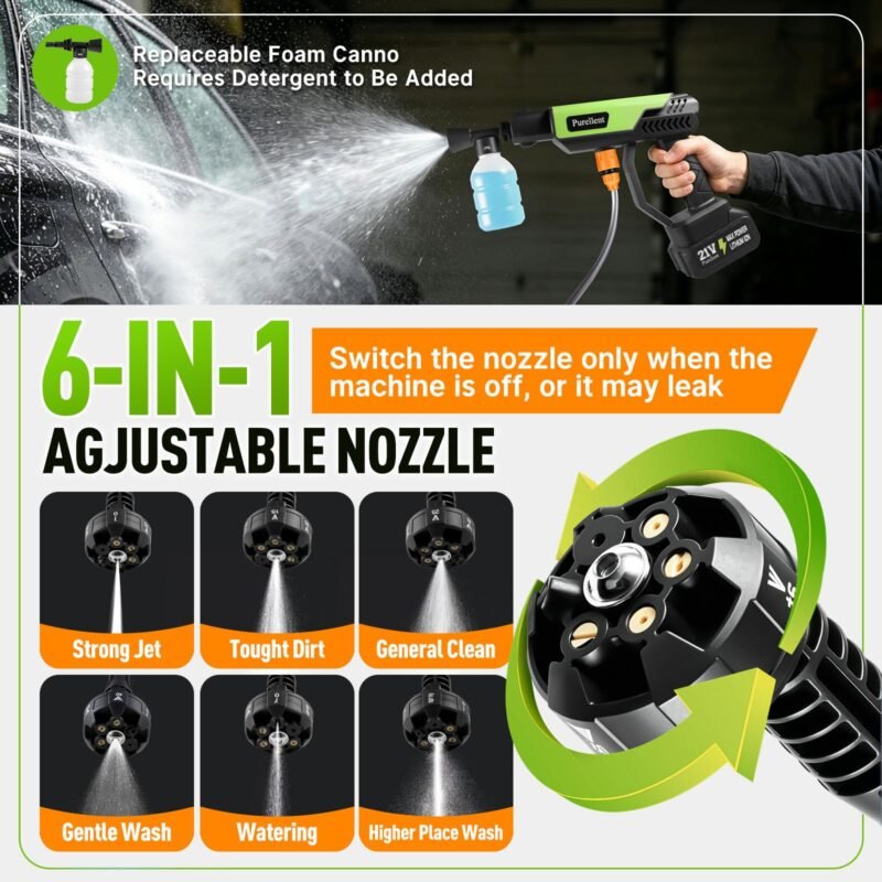 Wireless high-pressure cleaning machine and single-port charging base, portable bottle-type car washing machine