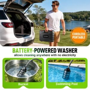 Wireless high-pressure cleaning machine and single-port charging base, portable bottle-type car washing machine