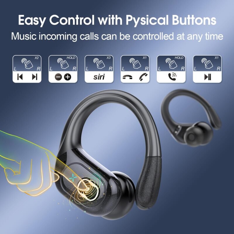 Bluetooth 5.4 Wireless Sport Earbuds – 75H