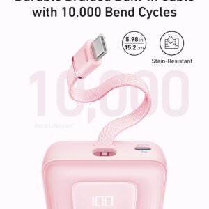 10,000mAh 30W USB-C Power Bank