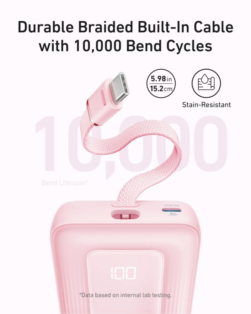 10,000mAh 30W USB-C Power Bank