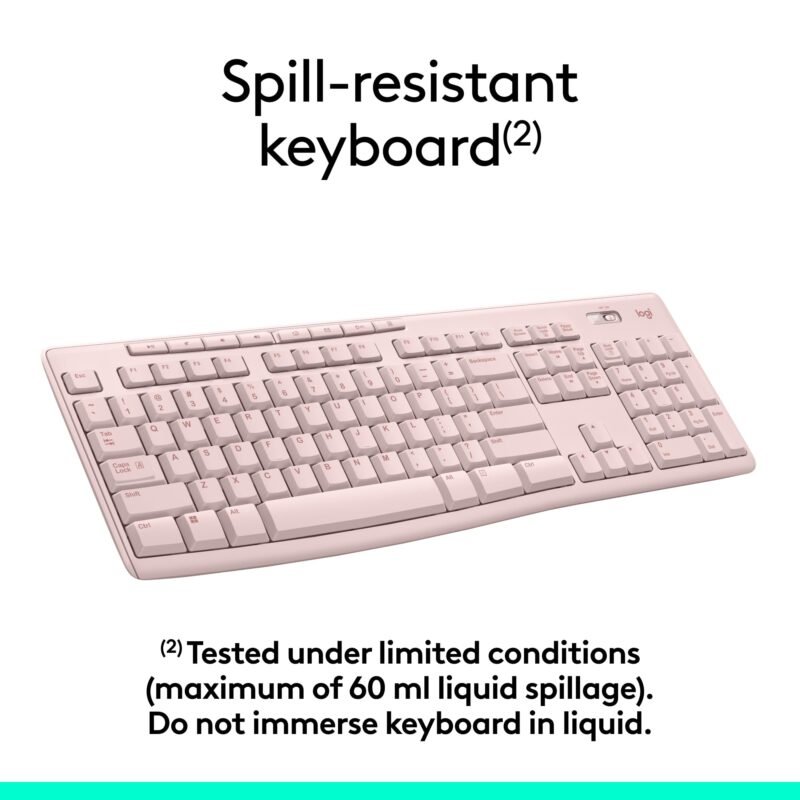Full Size Wireless Keyboard and Mouse Combo