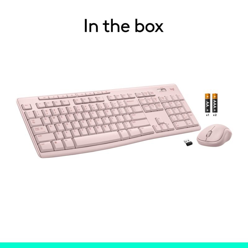 Full Size Wireless Keyboard and Mouse Combo