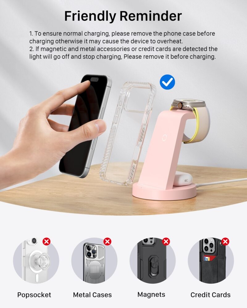 3-in-1 Wireless Charging Station – Apple Devices