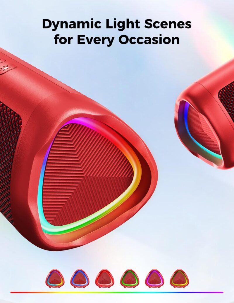 Red-03 20W Bluetooth Speaker – IPX5, 24H Playtime