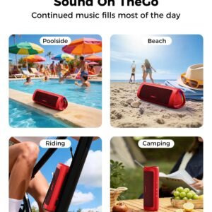 Red-07 20W Bluetooth Speaker – IPX5, 24H Playtime