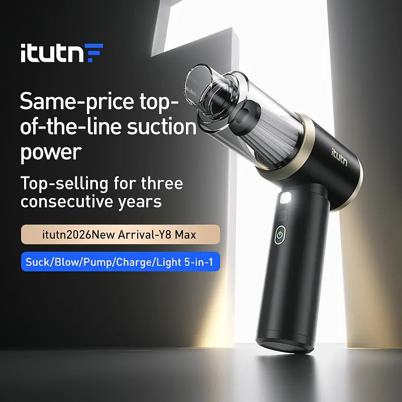 ItuItutn Y8plus 5in1 Handheld Wireless Car Vacuum Cleaner