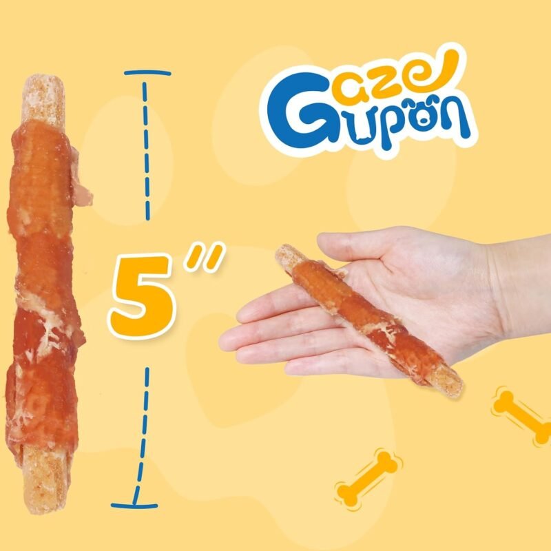 Limited-time discount |35%OFF Now  Gazien dog snacks, chicken wrapped oat cookie sticks