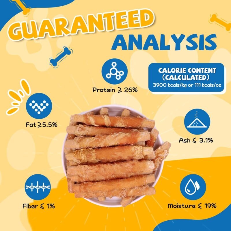 Limited-time discount |35%OFF Now  Gazien dog snacks, chicken wrapped oat cookie sticks