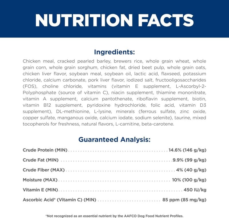 81DoMDV7i3L._AC_SL1500_ Limited-time discount |35%OFF Now Hill's Science Diet Adult 7+ Small Bites Dry Dog Food