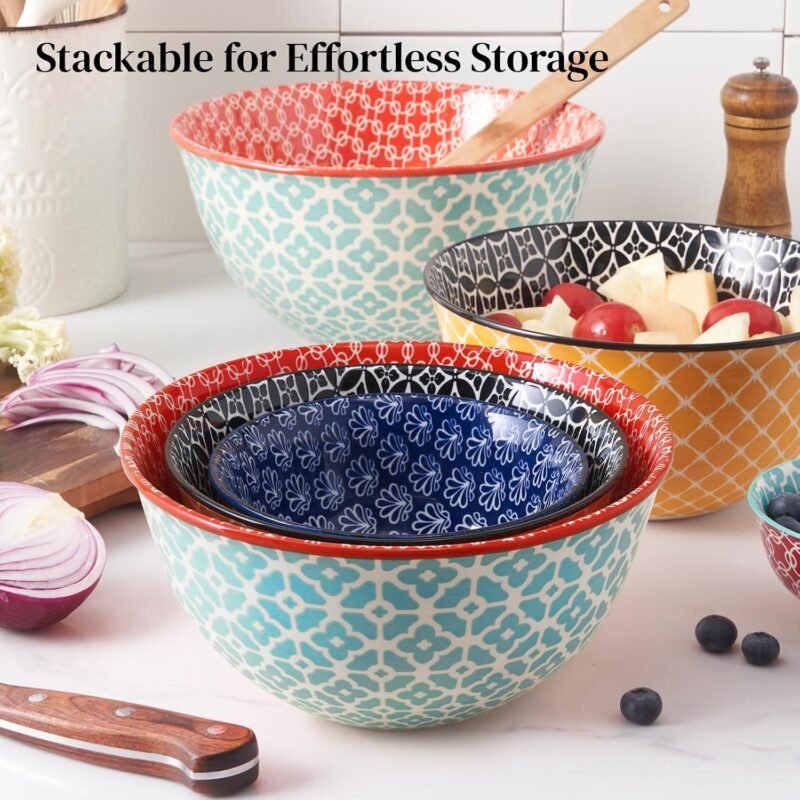 Limited-time discount (-35%) A set of three ceramic mixing bowls